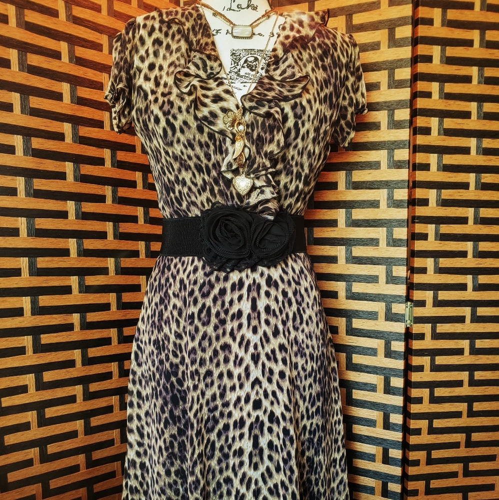 Leopard Print Dress